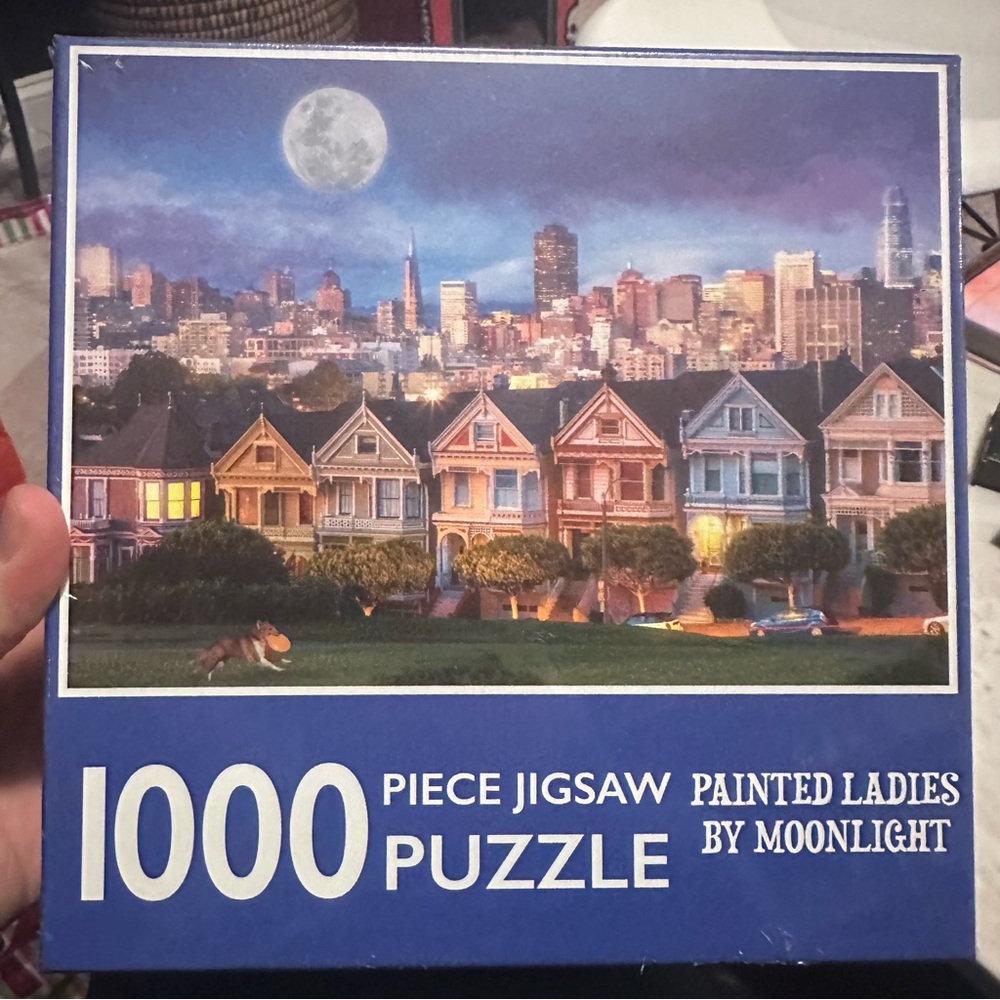 Painted Ladies by Moonlight Jigsaw Puzzle - 1000 Pieces NIB - Picture 1 of 4